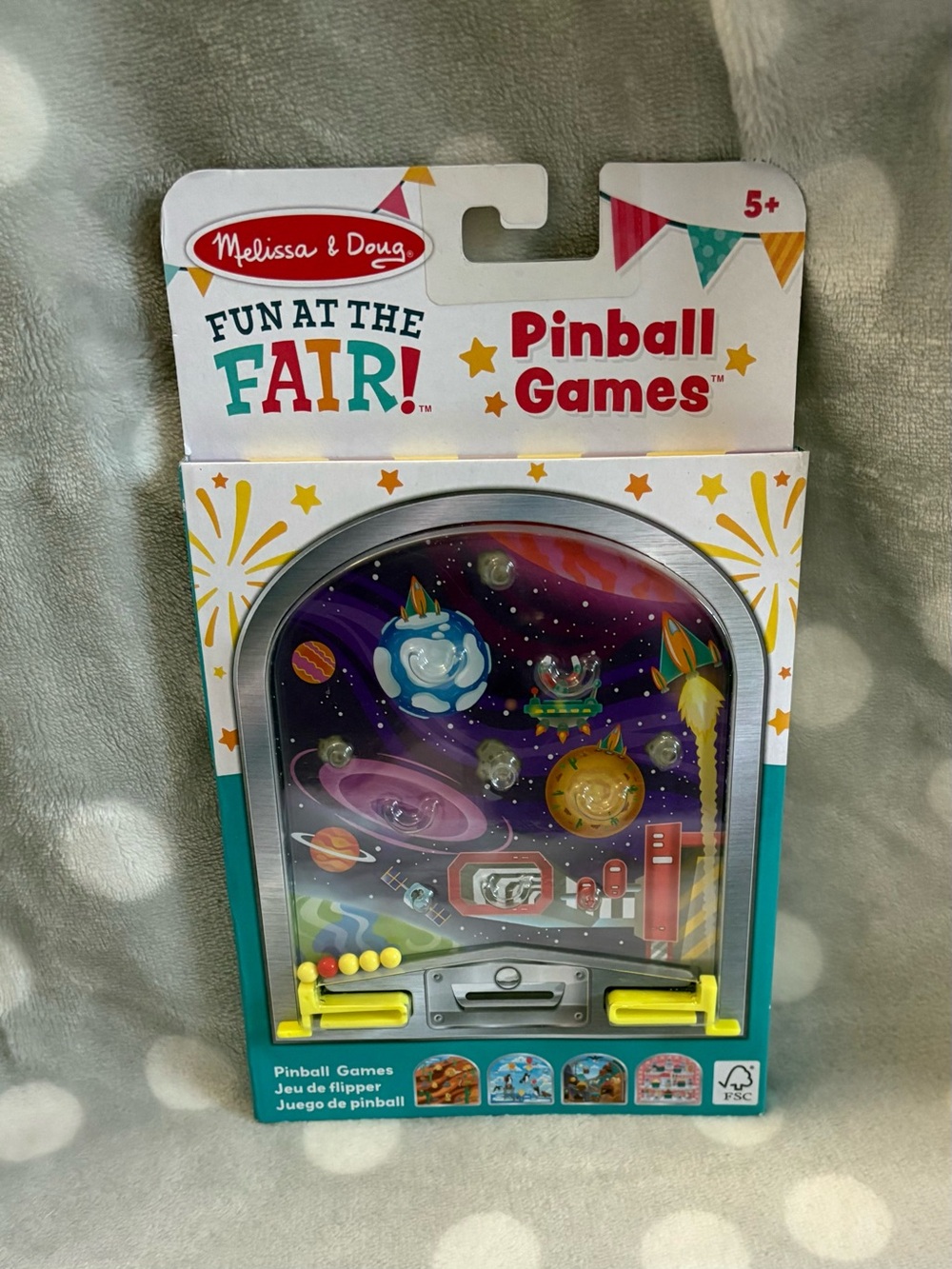 Melissa & Doug Fun at the Fair Pinball Games - NEW
